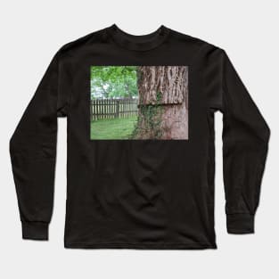 A tree and a fence Long Sleeve T-Shirt